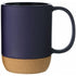 Coffee Mug with Cork Bottom black