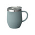 Egg Shaped Wine Cup with handle mint green