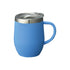 Egg Shaped Wine Cup with handle light blue